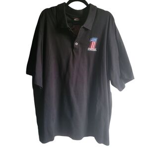 Harley Davidson Black Collared Las Vegas USA Polo Shirt Size 2XL?